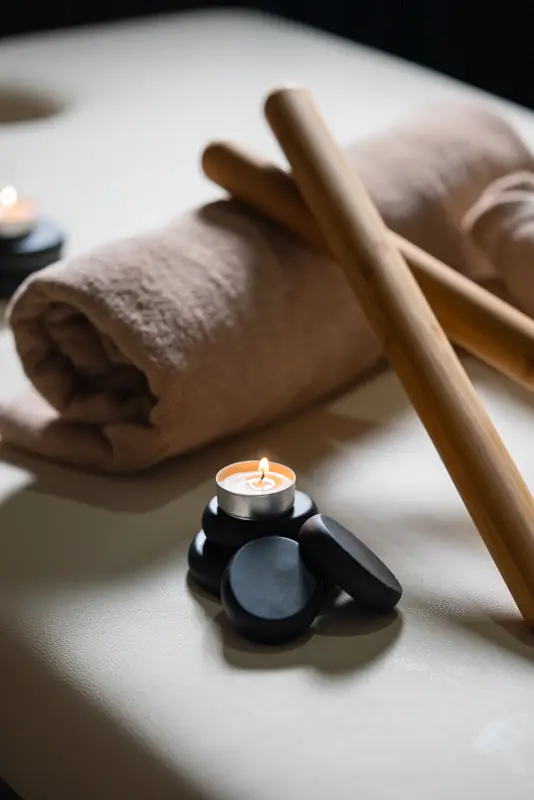 Bamboo massage sticks